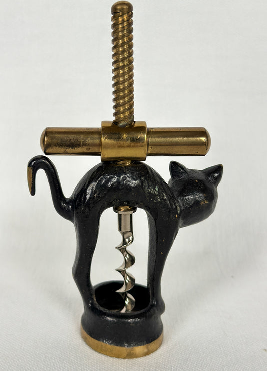 Walter Bosse Bronze Cat Corkscrew