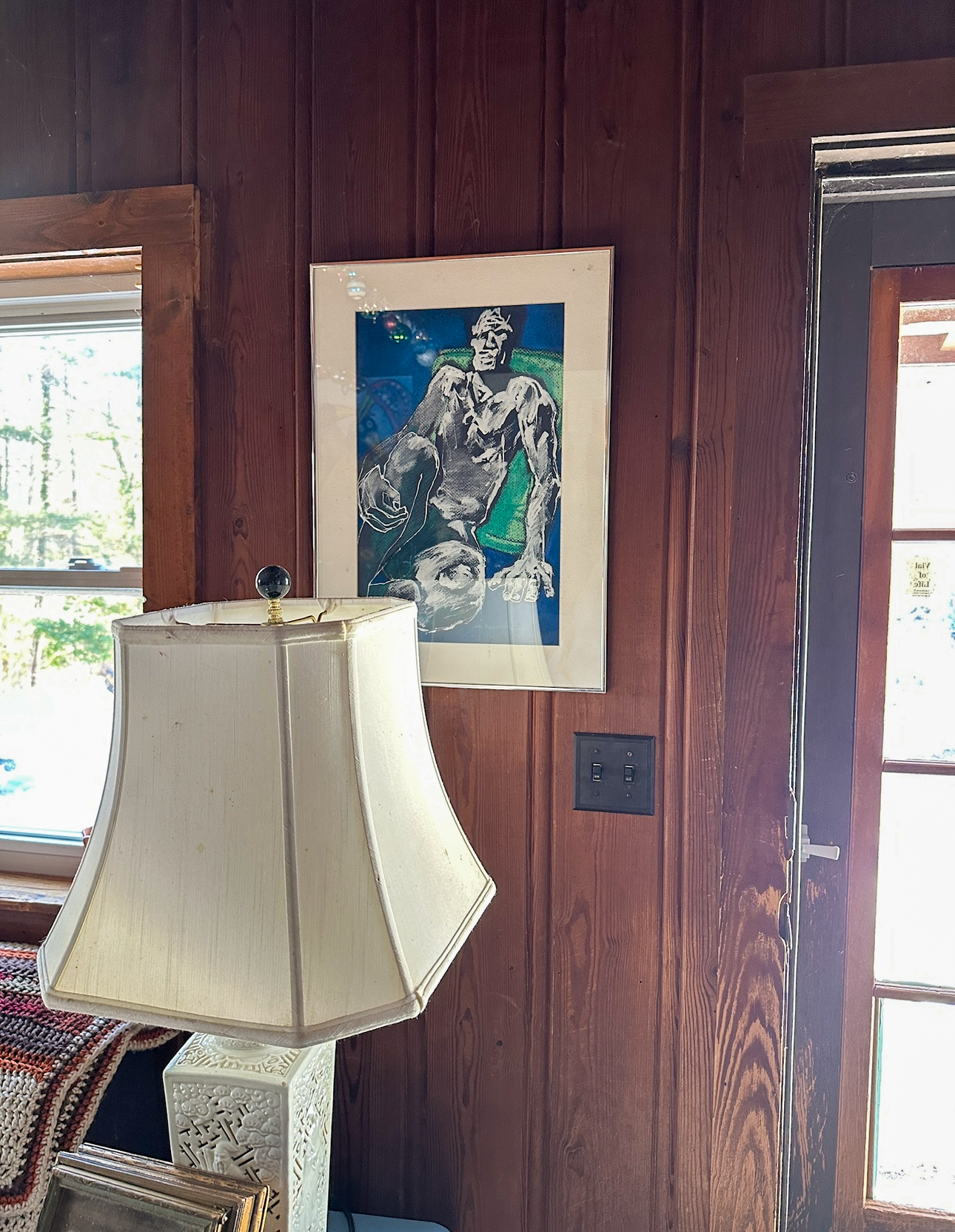 Male Figure Framed Art