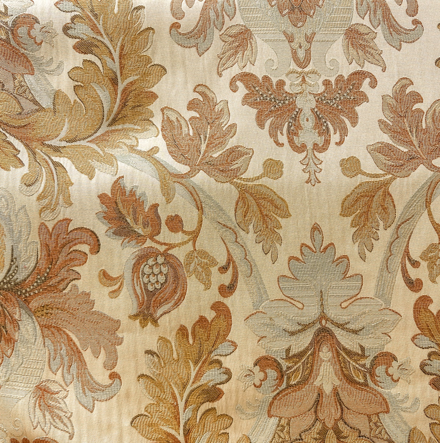 Woven upholstery floral
