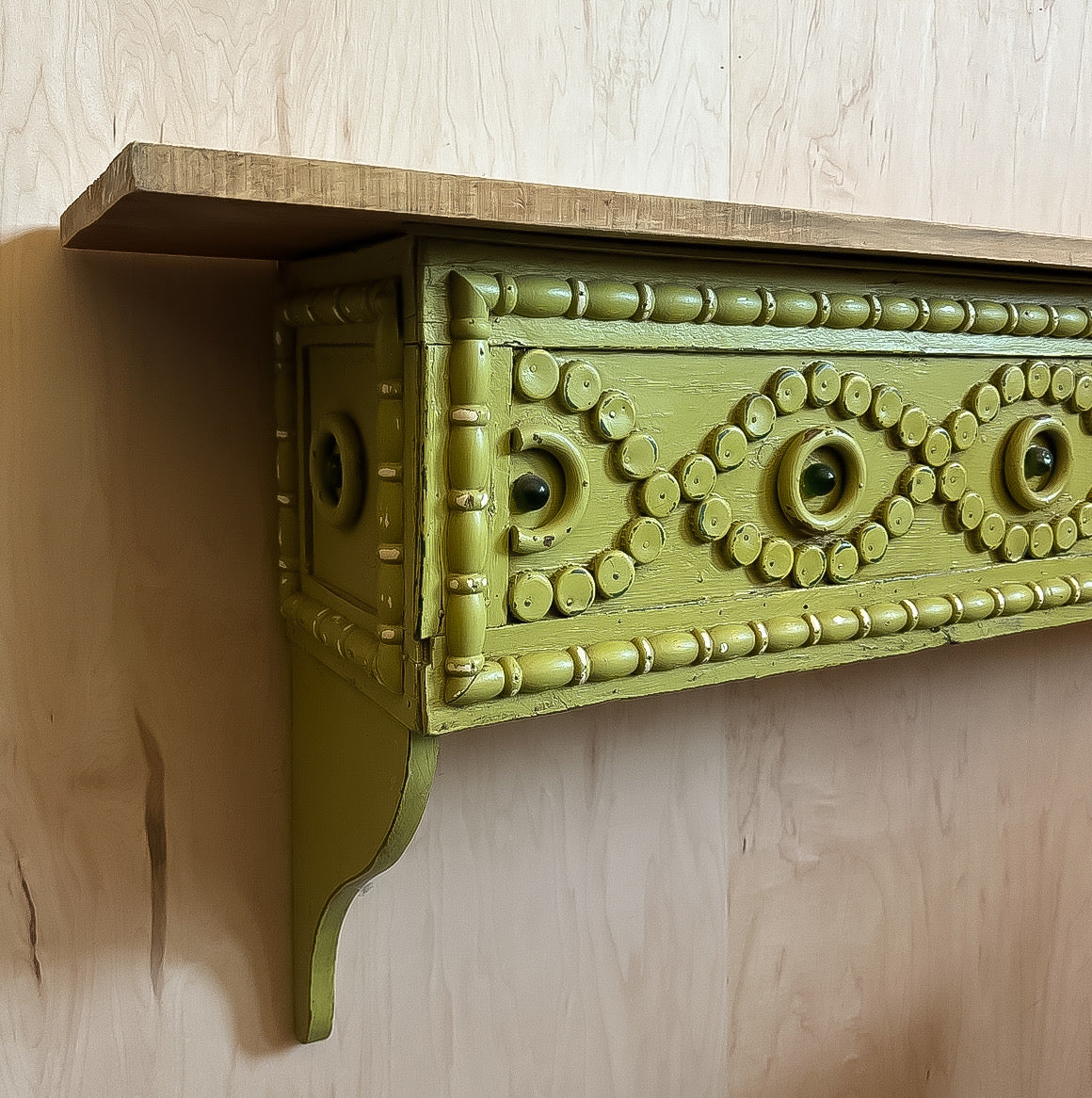 Folk Art Wall Box Ledge