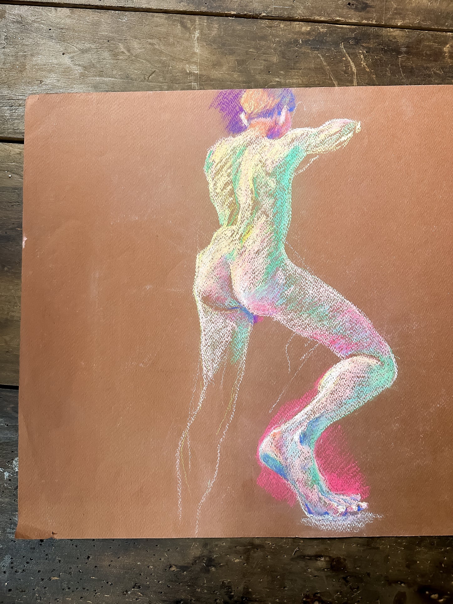 Pastel Rainbow Male Figure