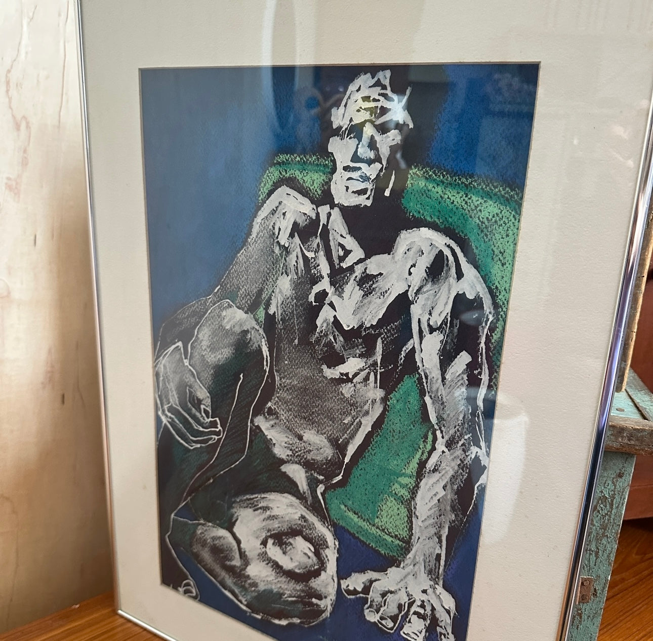 Male Figure Framed Art
