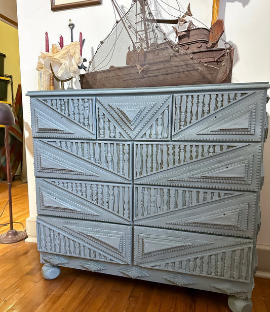 Artist Made Folk Chest