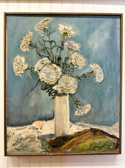 White Carnations Painting