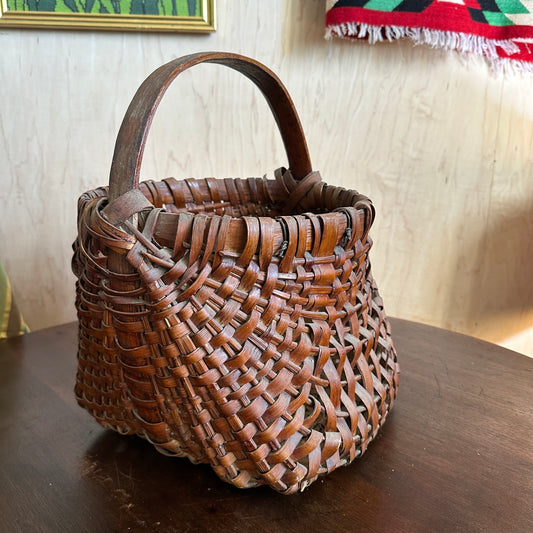 Antique Gathering Basket