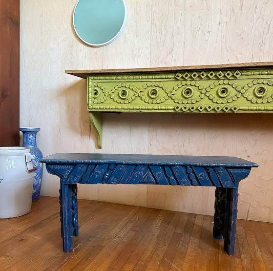 Folk Art Wall Box Ledge