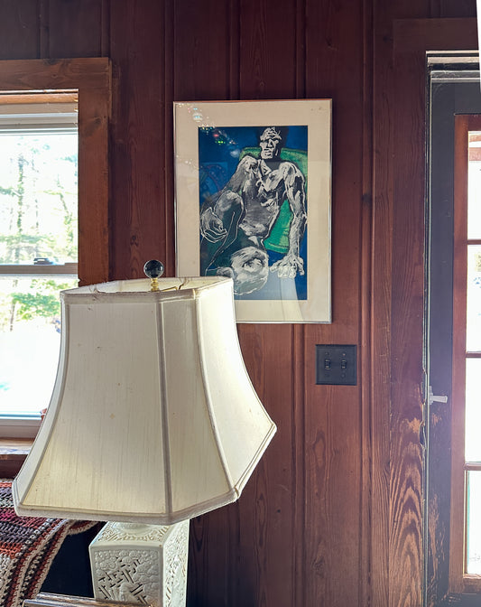 Pastel Figure Framed