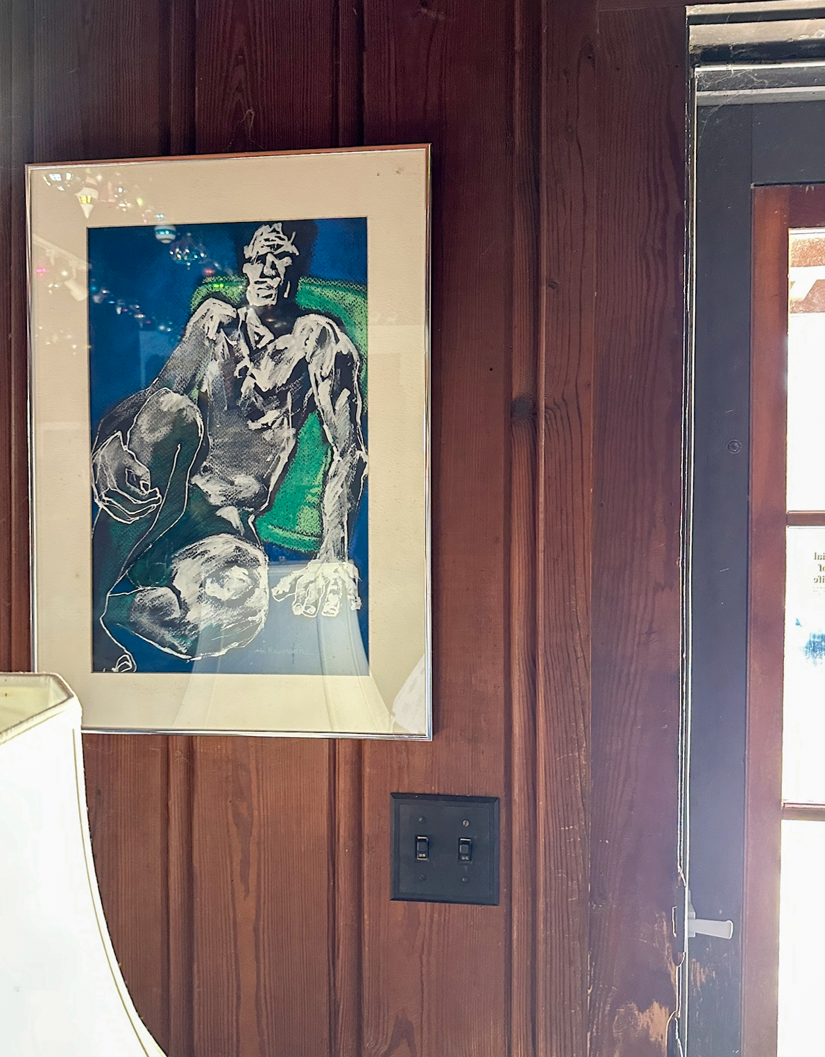 Male Figure Framed Art