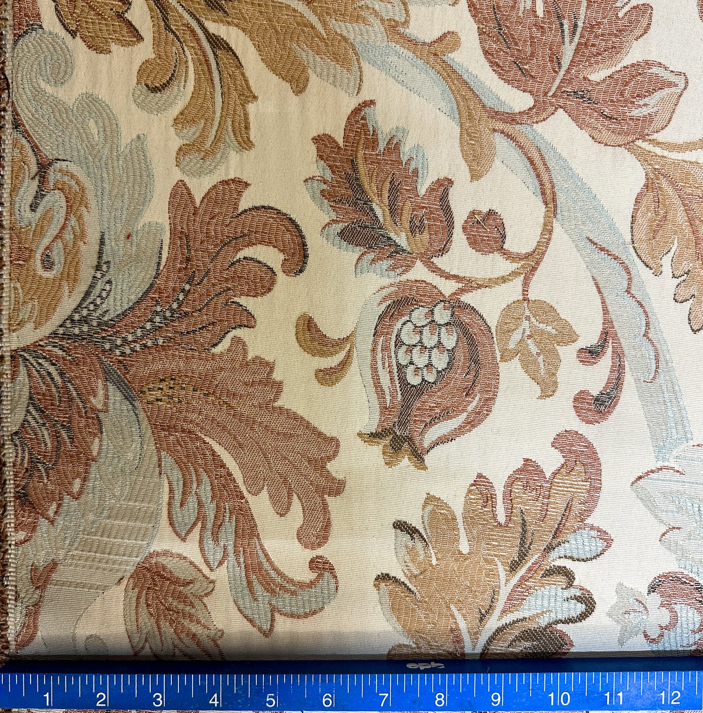 Woven upholstery floral