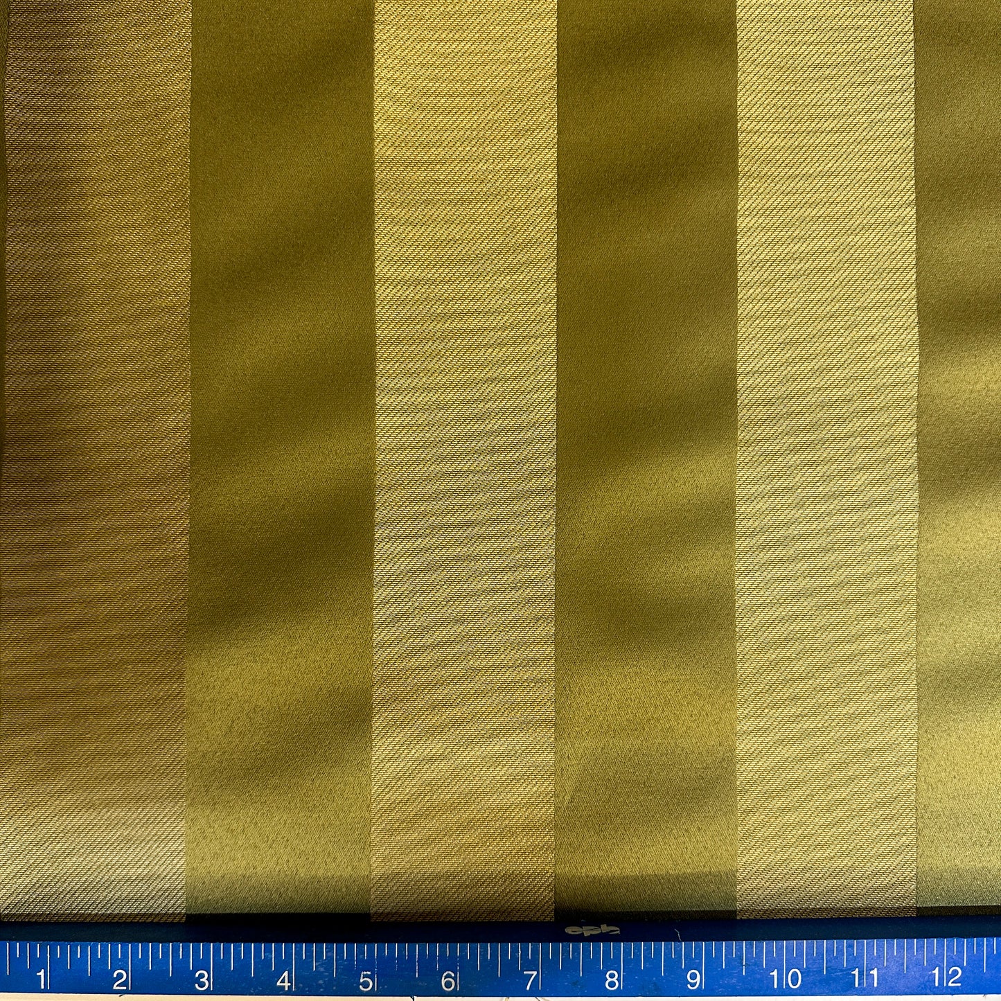 Sateen green stripe