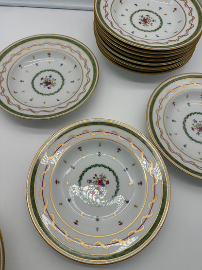12 Limoges Vieux Paris Bowls