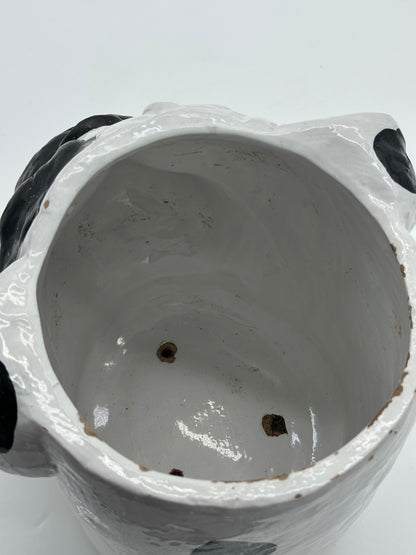 Ceramic Bulldog Planter