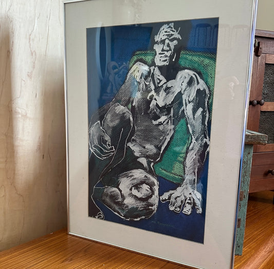 Male Figure Framed Art
