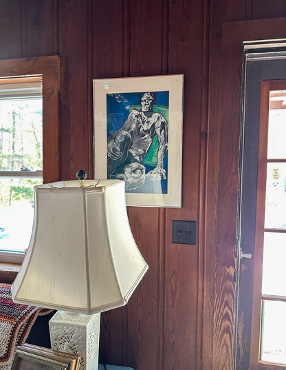 Male Figure Framed Art