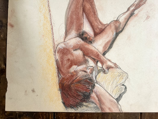 Pastel Male Figure