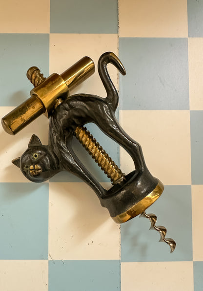 Walter Bosse Bronze Cat Corkscrew