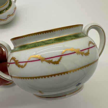 Limoges Vieux Paris Cream & Sugar Set
