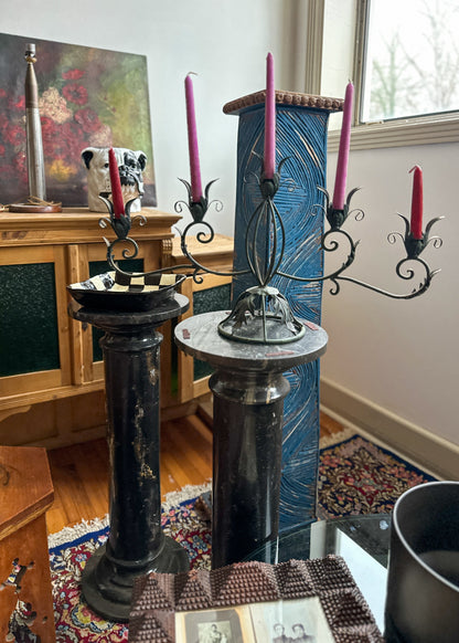Vintage Iron Candelabra