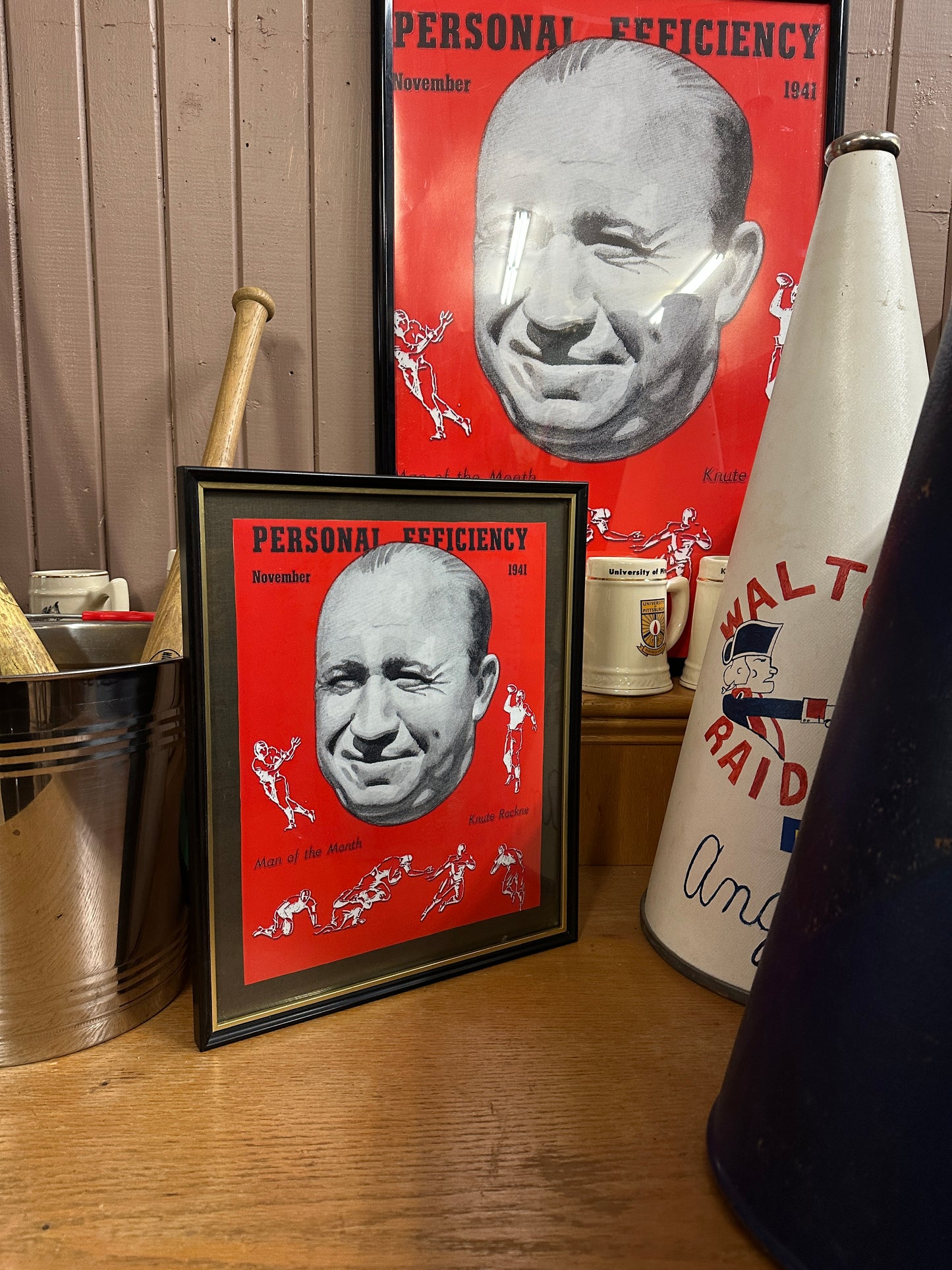 Vintage Knute Rockne Print