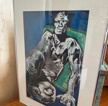Male Figure Framed Art