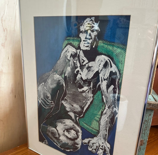 Male Figure Framed Art