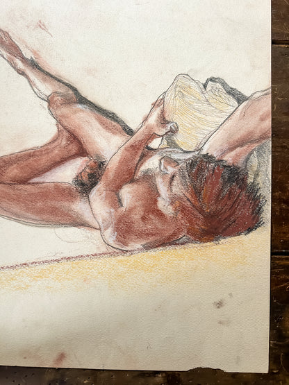 Pastel Male Figure
