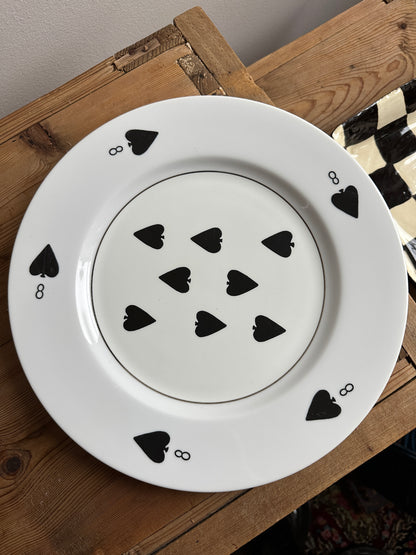 Game Set Cards Plate