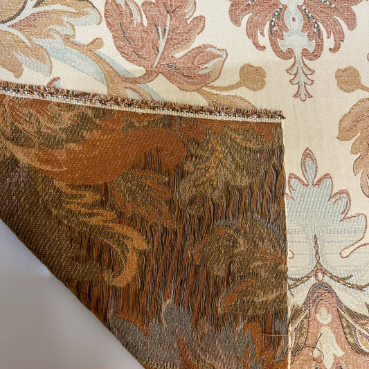 Woven upholstery floral