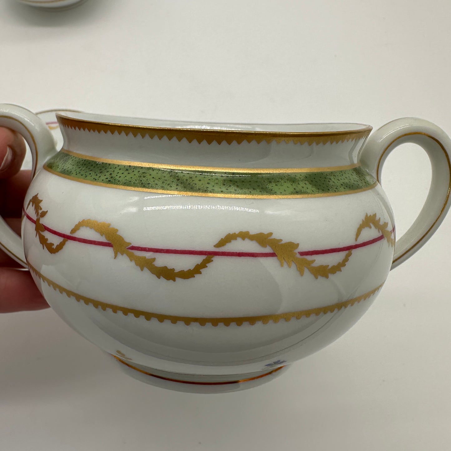 Limoges Vieux Paris Cream & Sugar Set