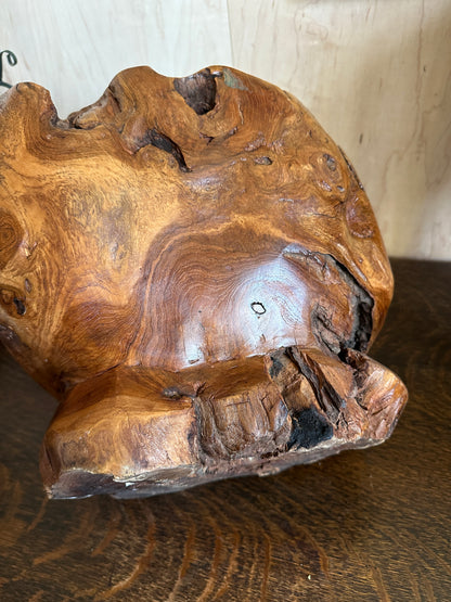 Organic Burl Bowl