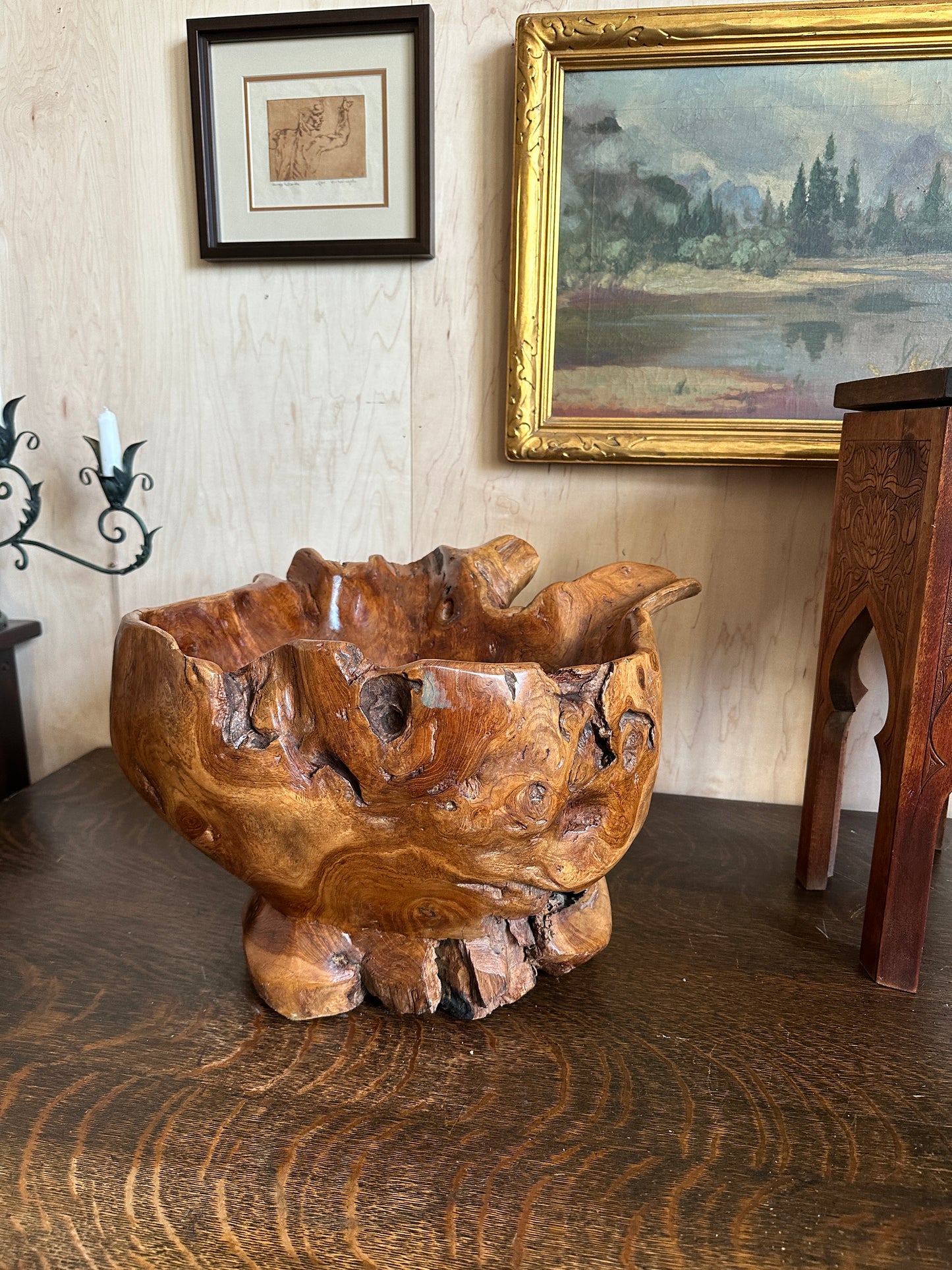 Organic Burl Bowl