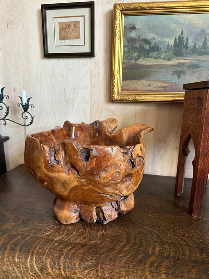 Organic Burl Bowl