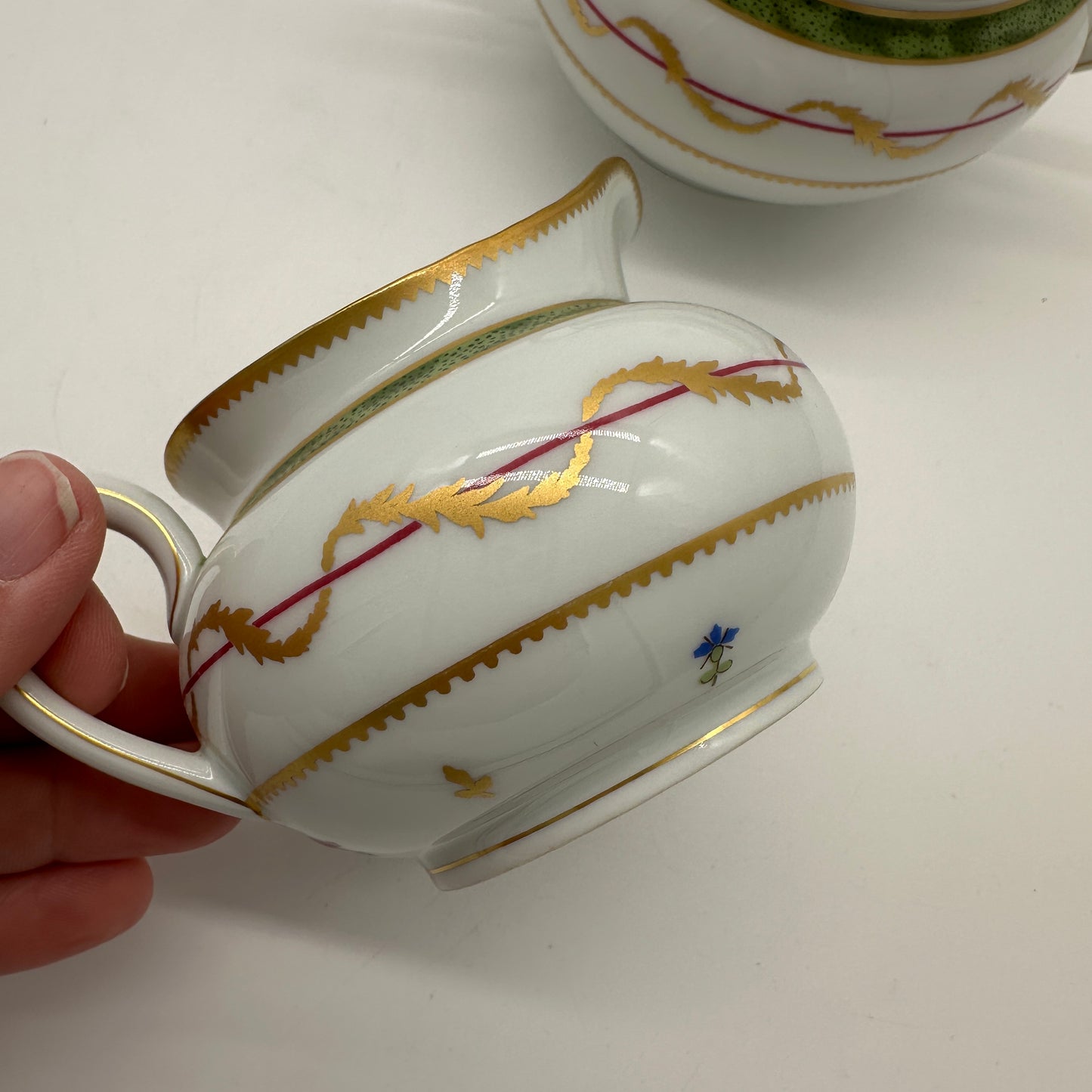 Limoges Vieux Paris Cream & Sugar Set