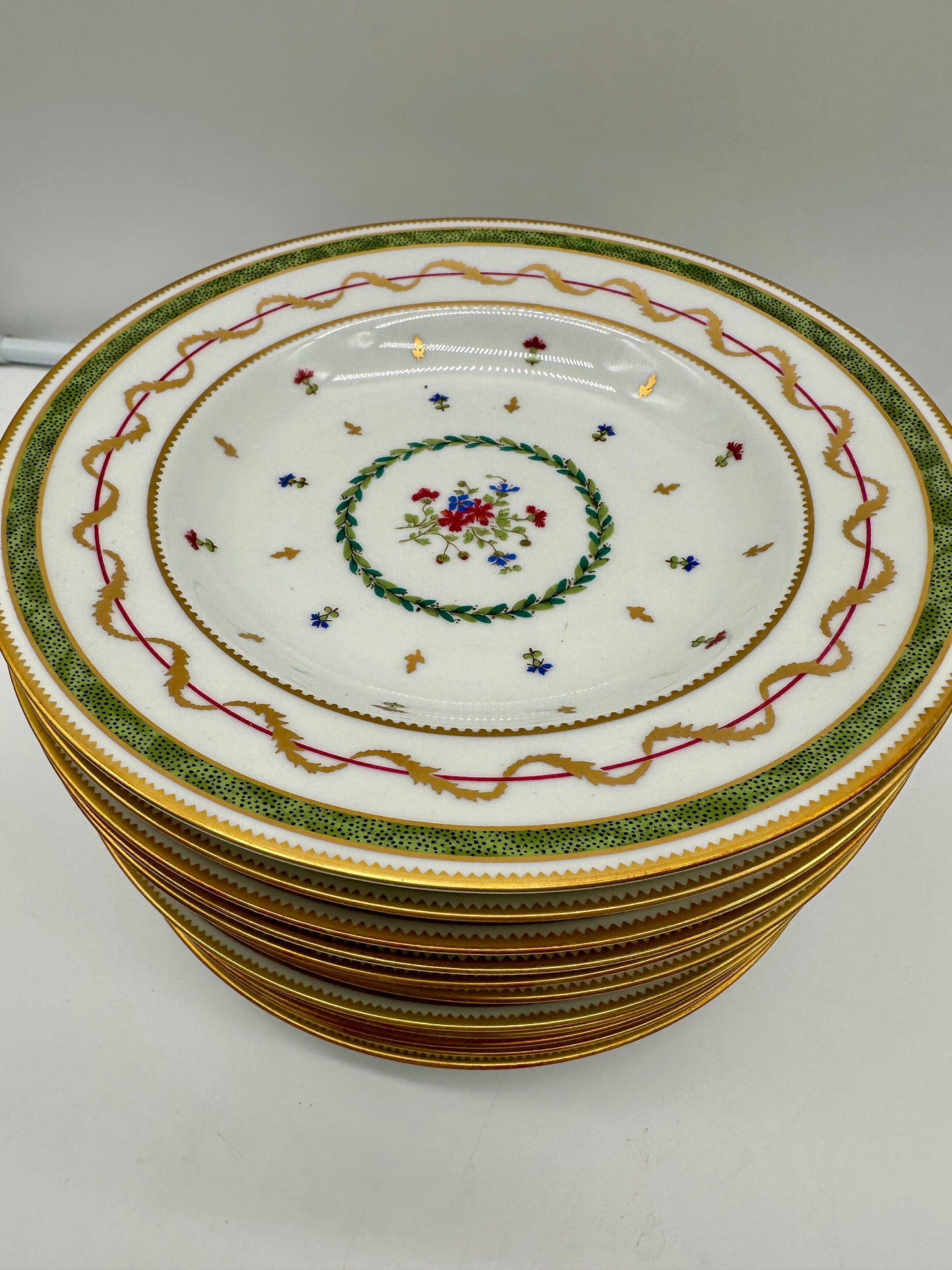 12 Limoges Vieux Paris Bowls
