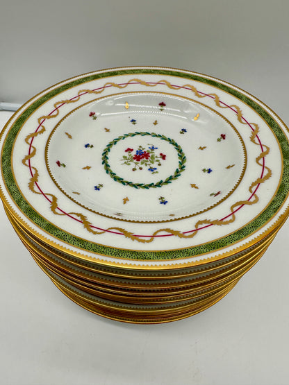 12 Limoges Vieux Paris Bowls