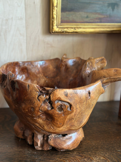 Organic Burl Bowl