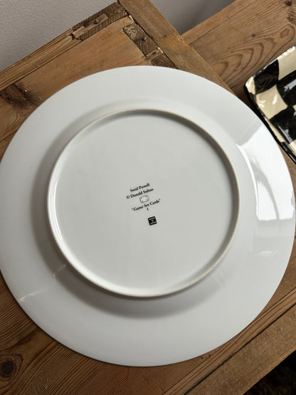 Game Set Cards Plate