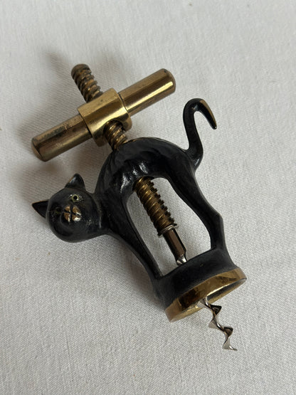Walter Bosse Bronze Cat Corkscrew
