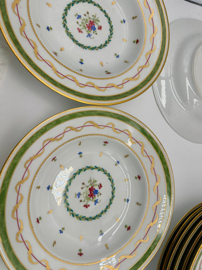 12 Limoges Vieux Paris Bowls