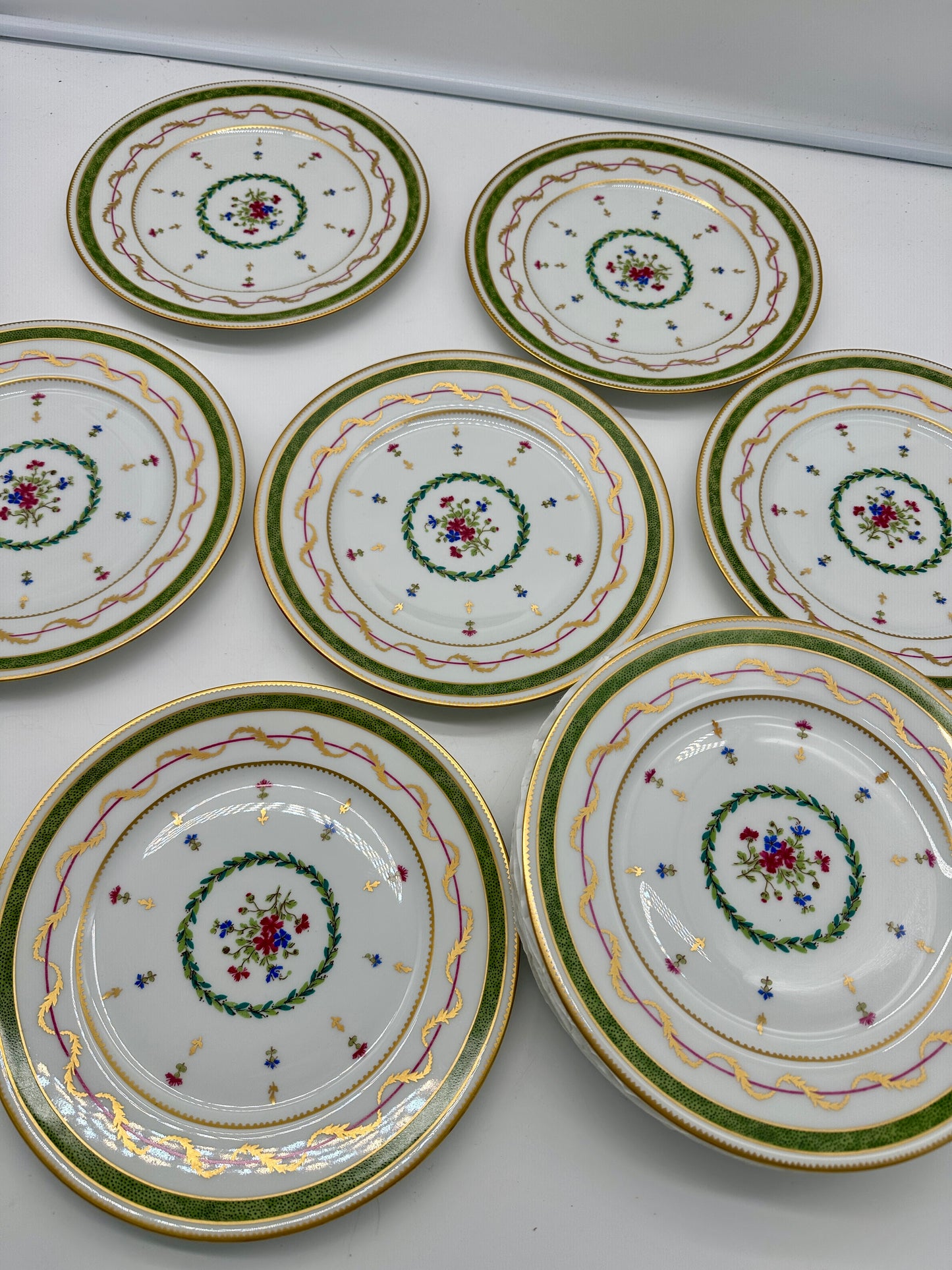 12 Limoges Vieux Paris Salad Plates