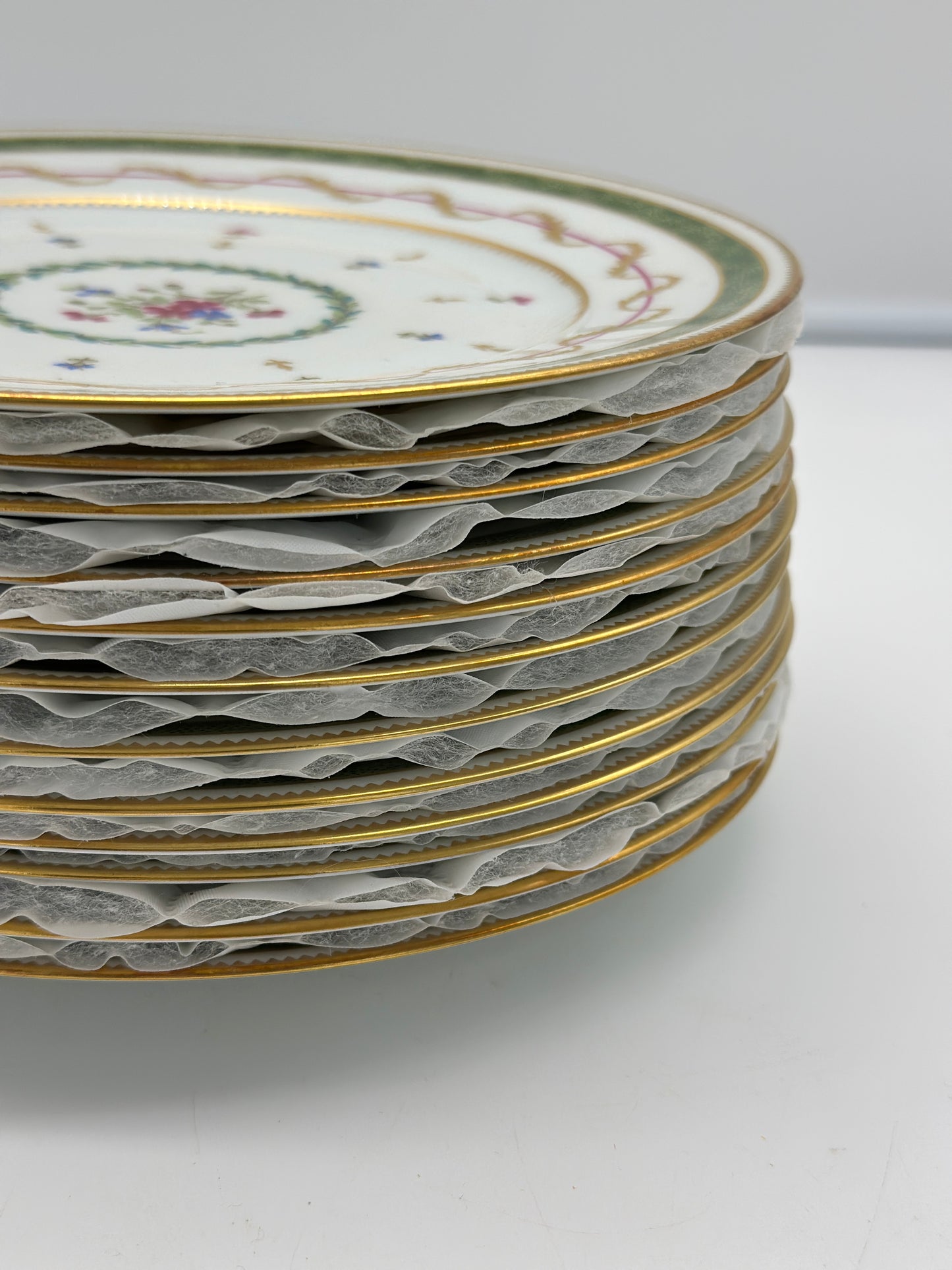 12 Limoges Vieux Paris Salad Plates
