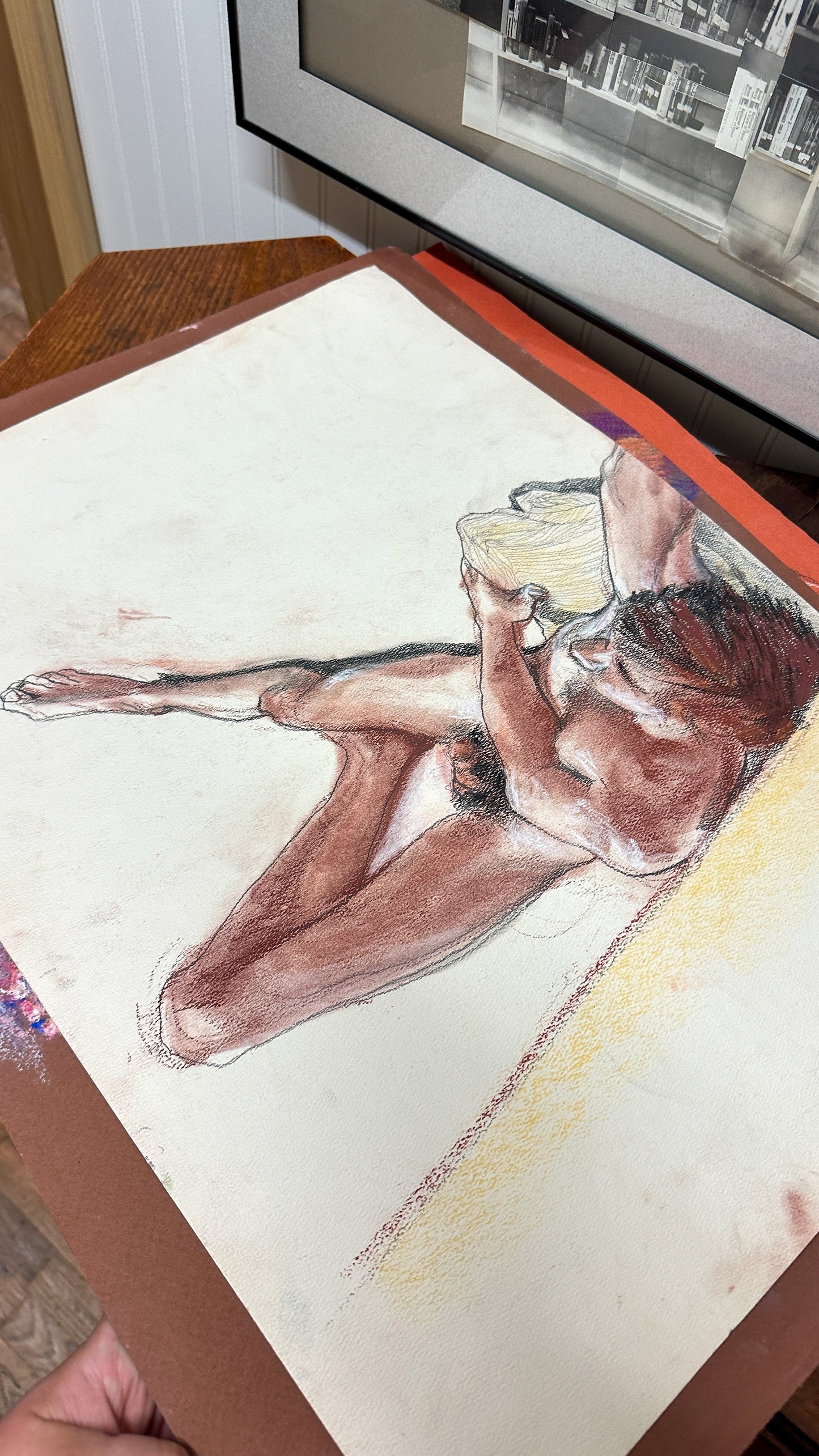 Pastel Male Figure