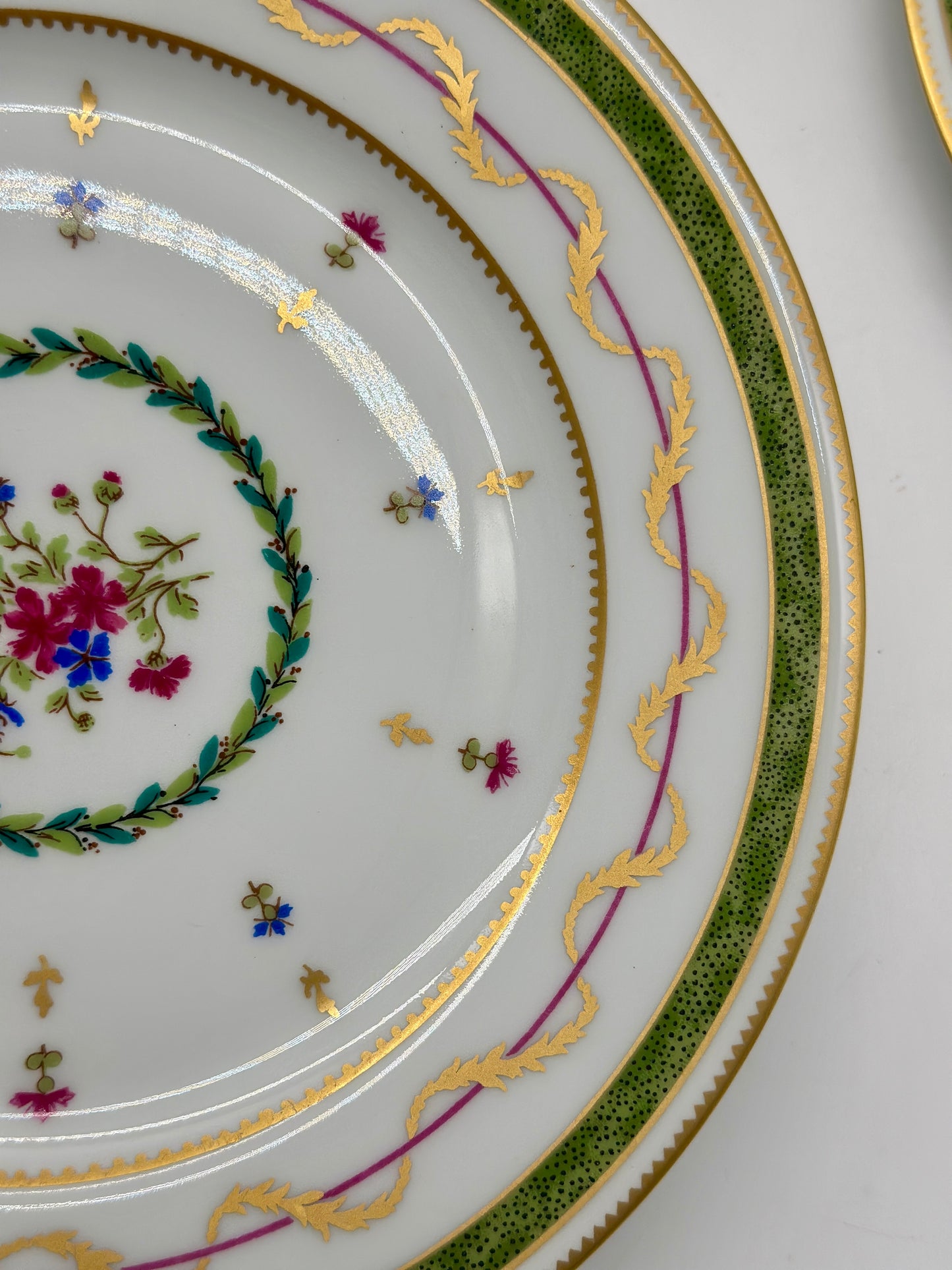12 Limoges Vieux Paris Salad Plates