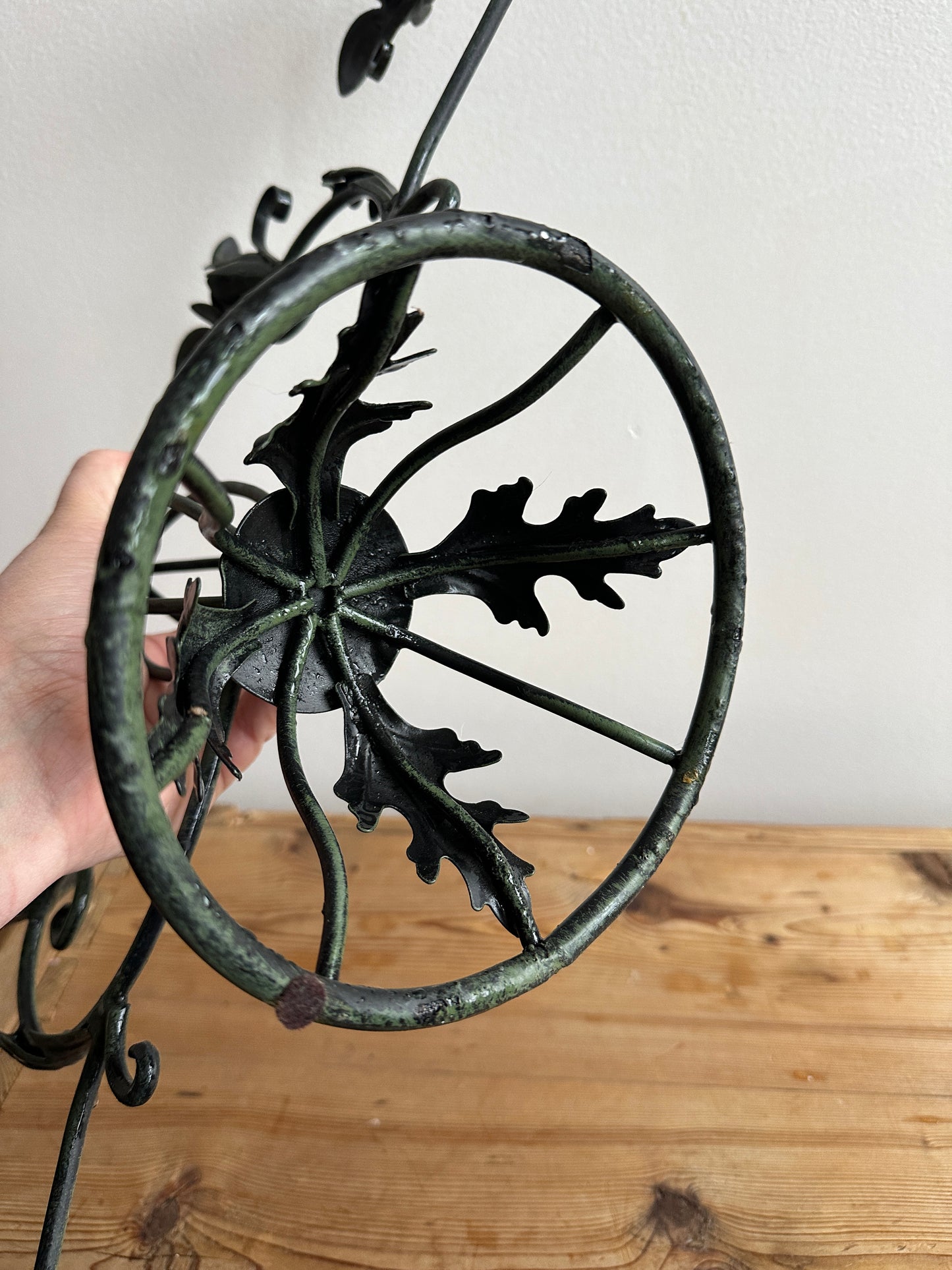 Vintage Iron Candelabra