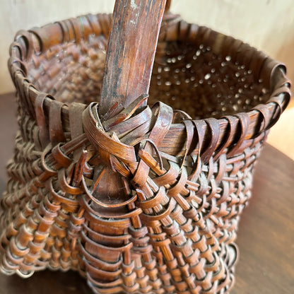 Antique Gathering Basket