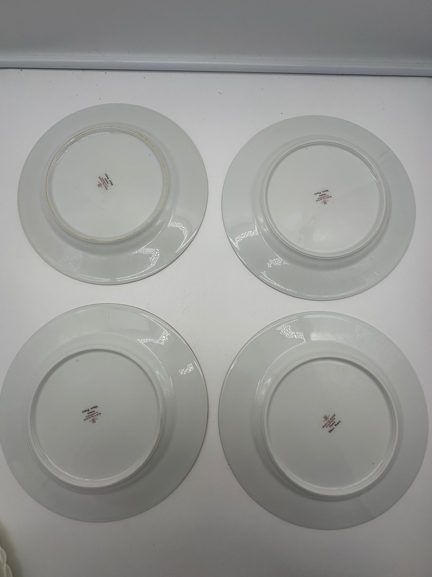 12 Limoges Vieux Paris Dinner Plates