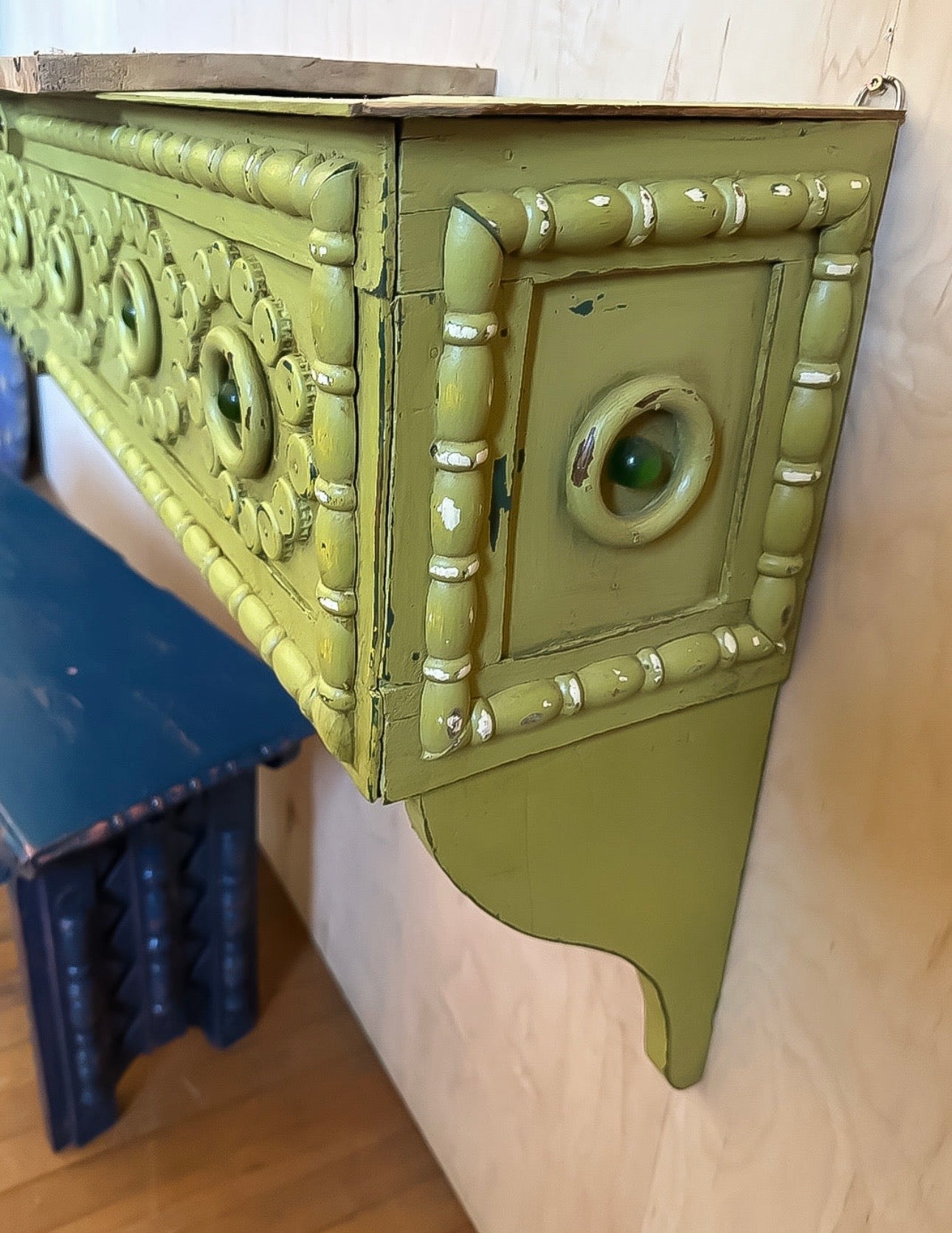 Folk Art Wall Box Ledge