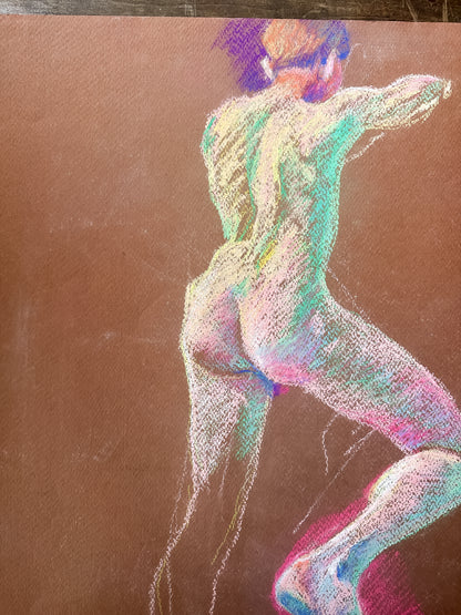 Pastel Rainbow Male Figure