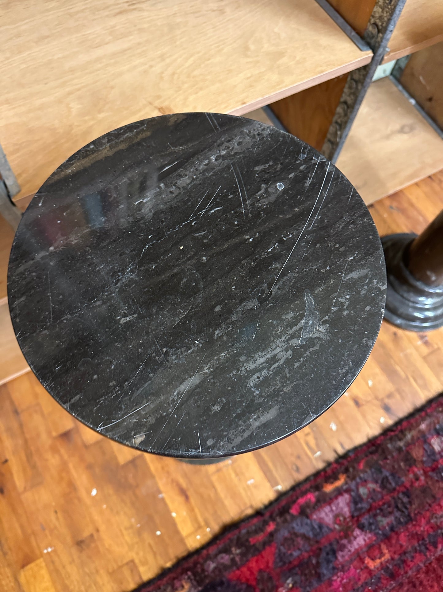 Marble Pedestal Pair