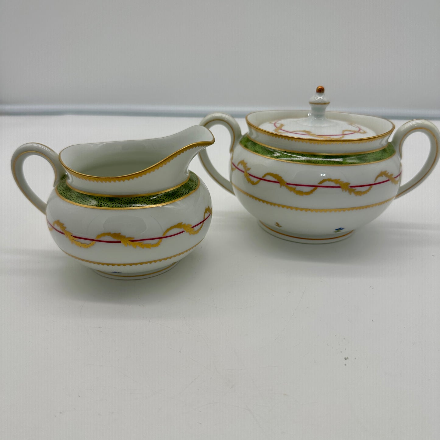Limoges Vieux Paris Cream & Sugar Set